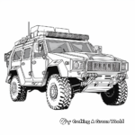 Police car coloring pages