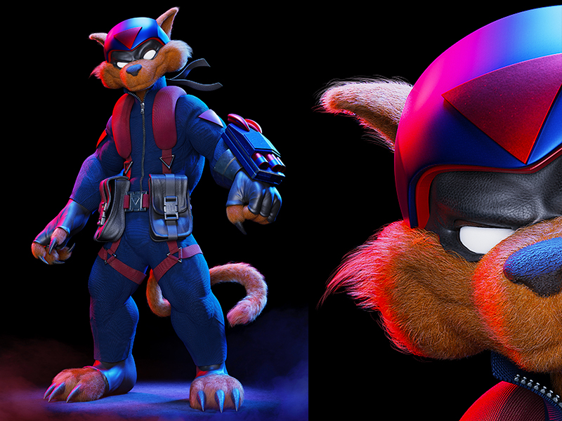Behind the scenes swat kats