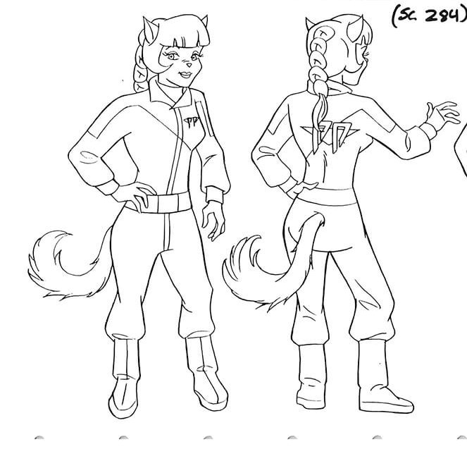 Reference emporium on x model sheets and screenshots of the female puma