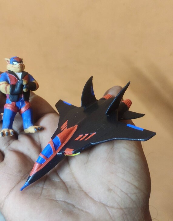 Mm custom cartoon cats turbo space ship air plane d miniature tabletop figure statue model