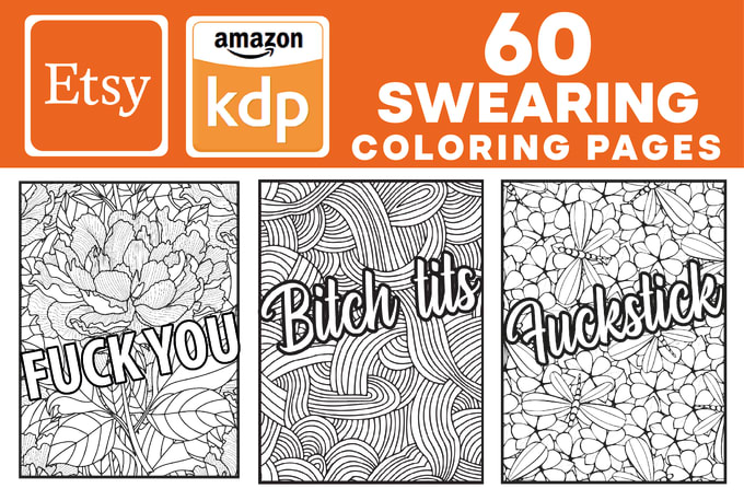 Give you swear word mandala coloring pages within h by artnachit