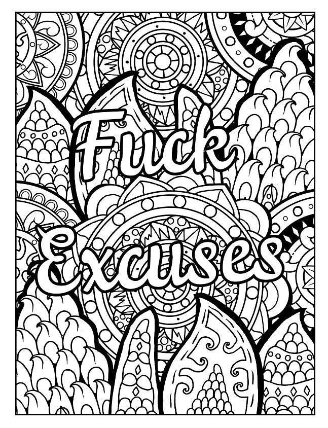 Pin on swear word coloring book