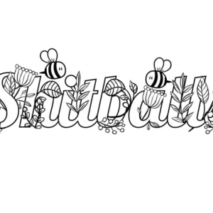 Swear word coloring pages printable for free download