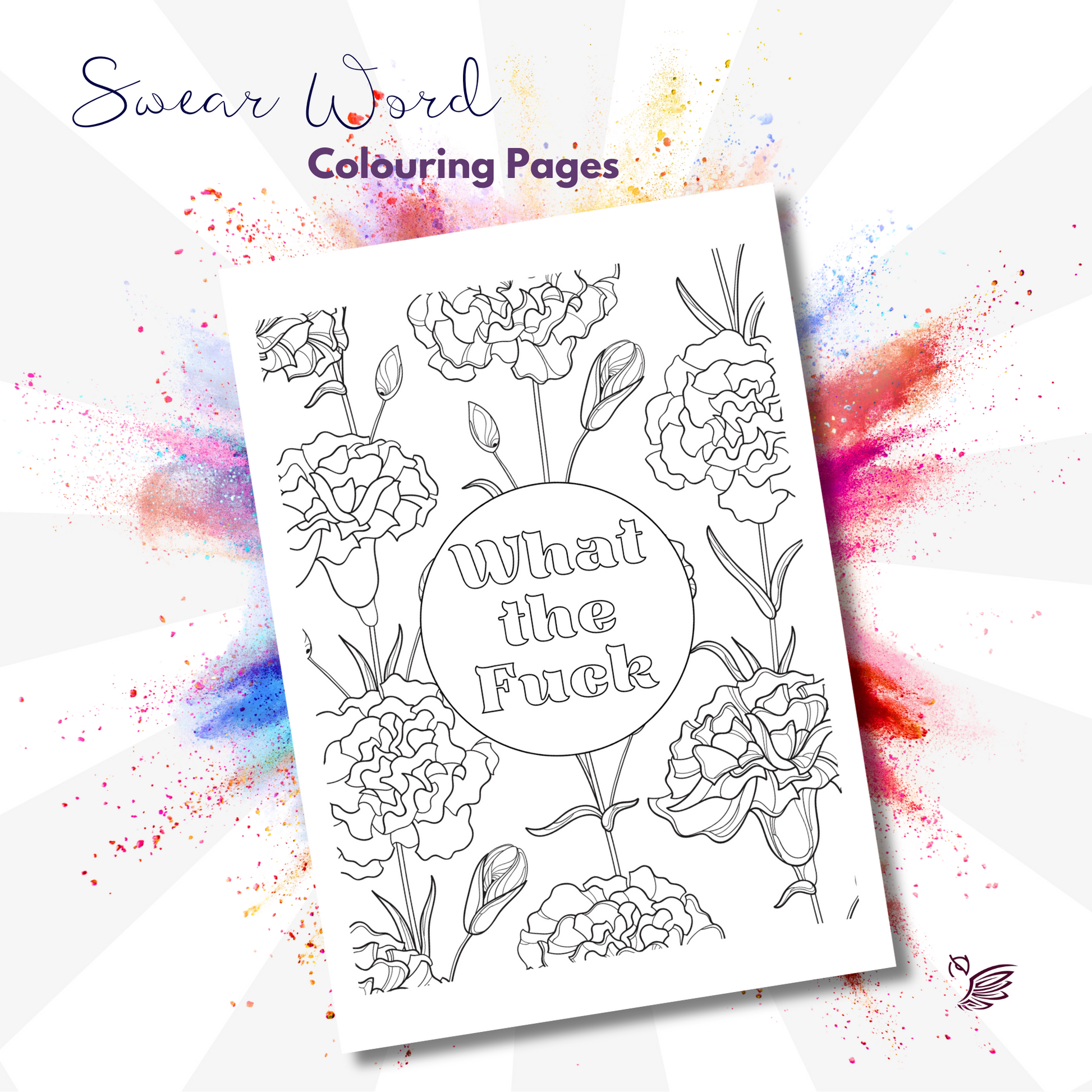 Swear word colouring book pages for adults pdf swearing inappropriate gifts â owl really