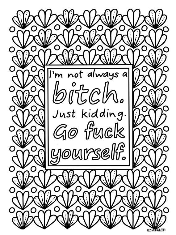 Pin on swear coloring books