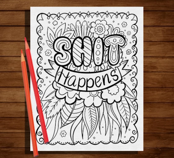 Sweary coloring page swearing coloring pages sweary coloring book sweary coloring book for adults