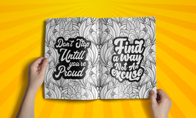 Create a swear word motivational quotes adult coloring pages for kdp or etsy by pixeloriel
