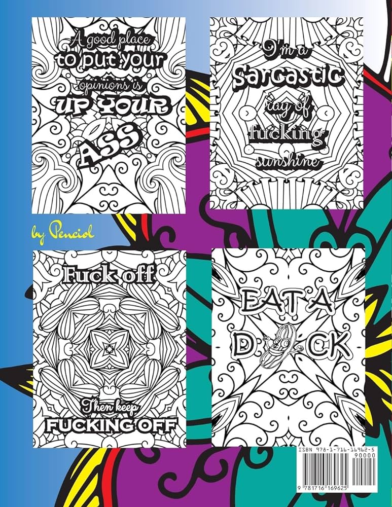 Just let me fucking color swearing coloring book for adults sweary coloring pages adult coloring books swear words adult coloring books cuss words penciol press books