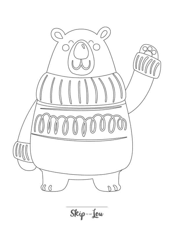 Winter coloring pages skip to my lou