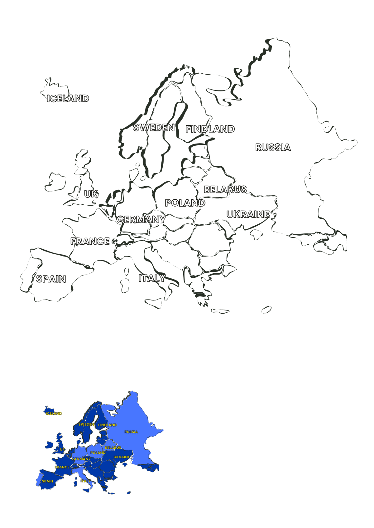 Free map coloring