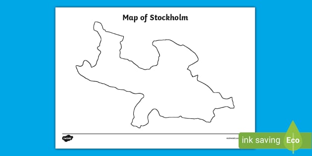Sweden map louring page teacher made