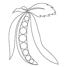 Top peas coloring pages for toddlers