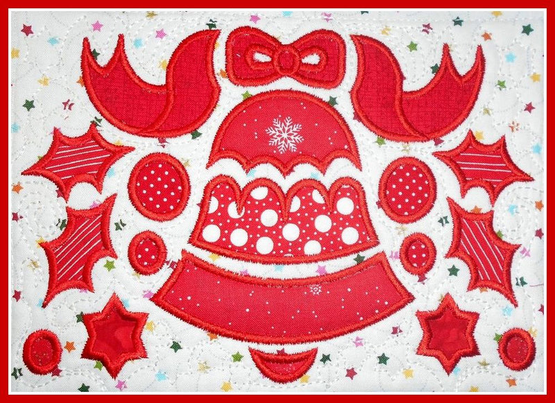 Bow christmas wonder mystery quilt block