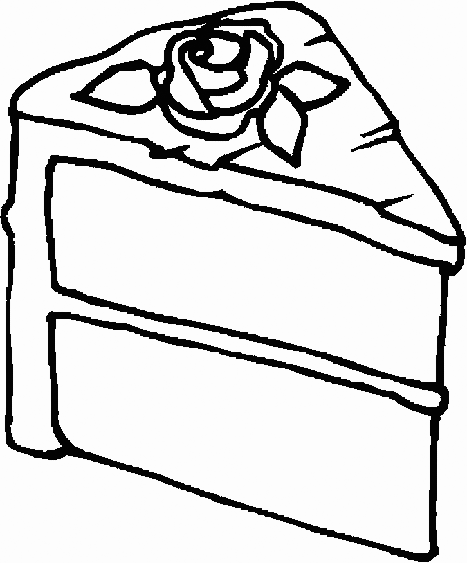 Dessert coloring pages