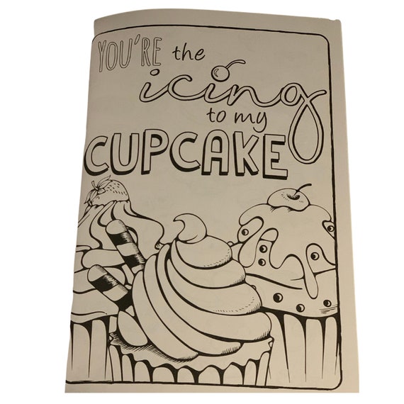 Sweet treats adult coloring book adult coloring book set w colored pencils advanced coloring coloring page coloring book adult