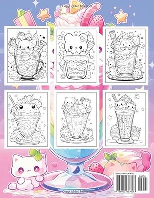 Kawaii sweet treats coloring book fun and playful coloring pages for all ages