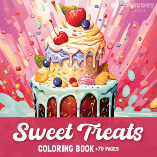 Stream read ð sweet treats fun pages coloring book delicious desserts images of cupcakes ice cream by melliana listen online for free on
