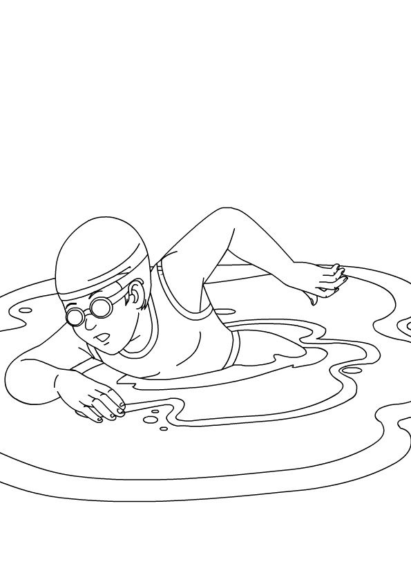 Kids swimmg colorg page sports colorg pages colorg pages colorg books