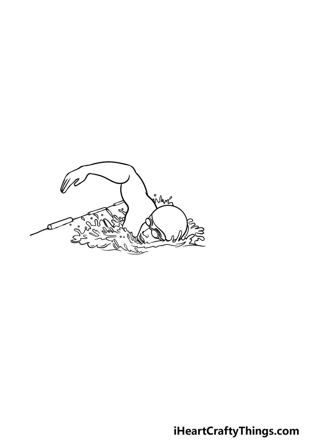 Swimming drawing