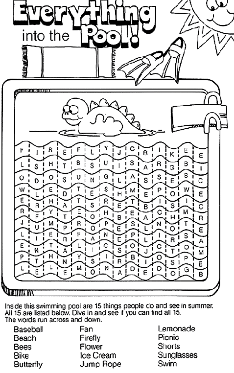 Everything in the pool