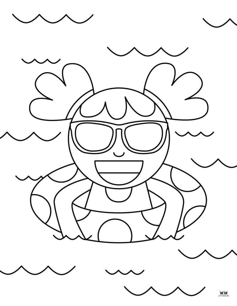 Summer coloring pages