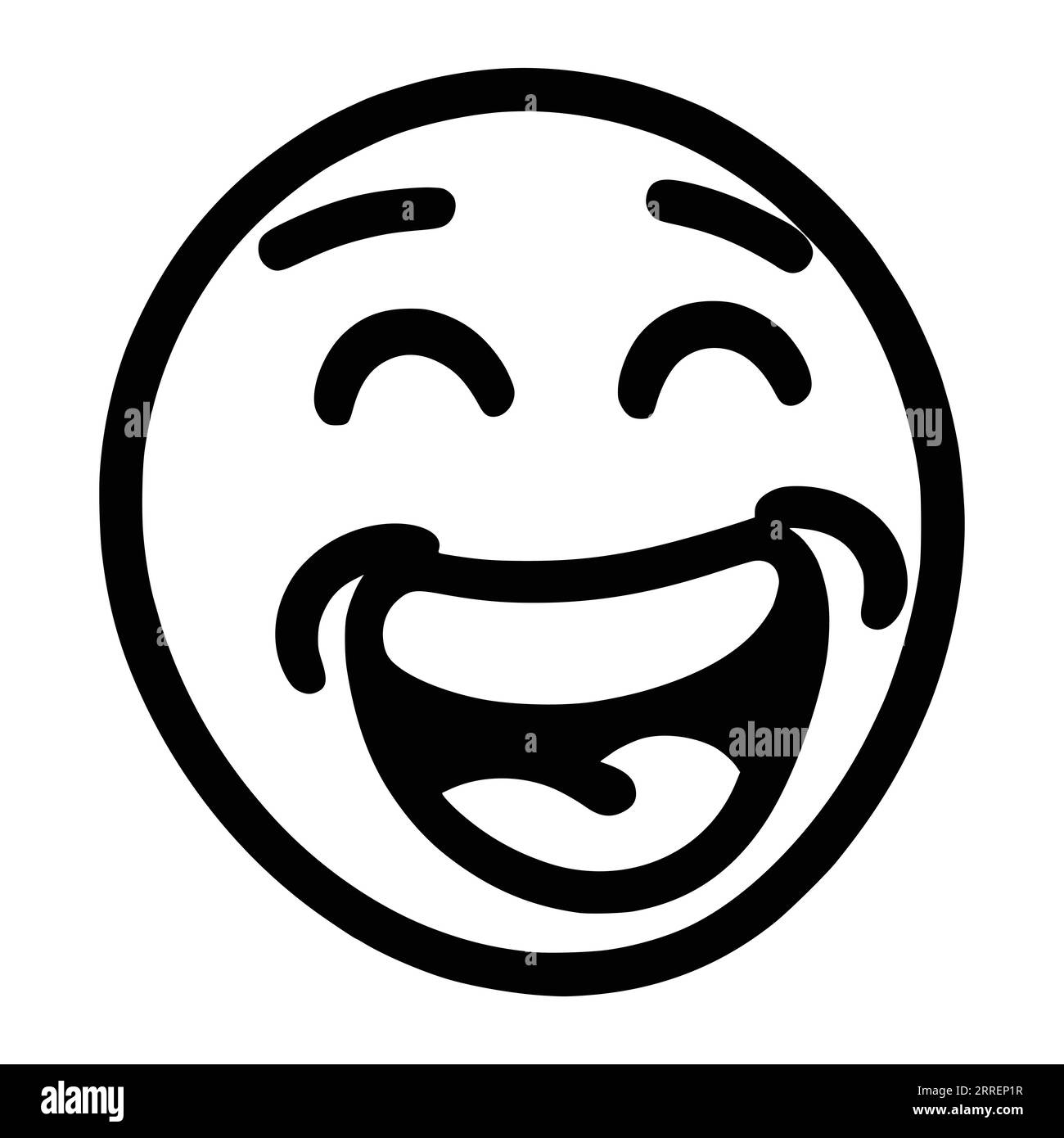 Laughing emoji hi