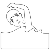 Swimming pool coloring pages free printable pictures