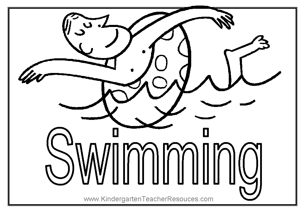 Summer coloring pages
