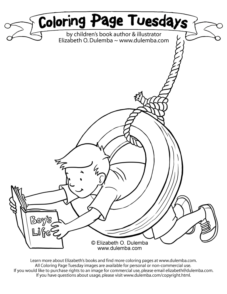 Coloring page tuesday