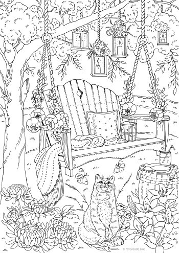 The swings â favoreads coloring club