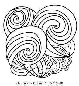 Sand swirl pattern coloring book coloring stock vector royalty free