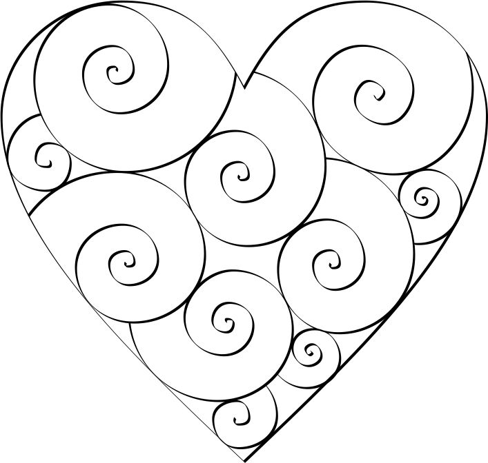 Dont eat the paste swirl hearts to color