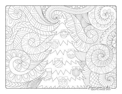 Free printable christmas coloring pages for adults