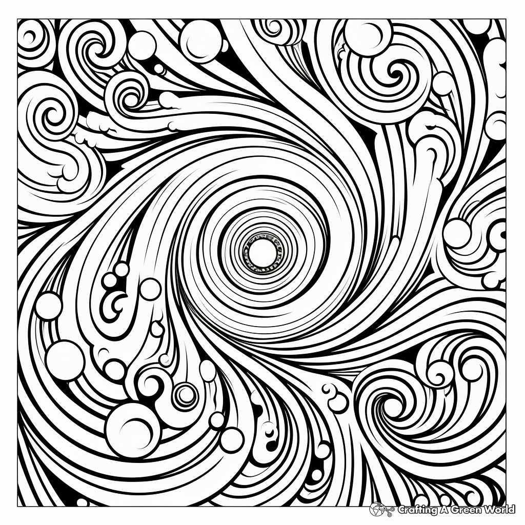 Swirl coloring pages