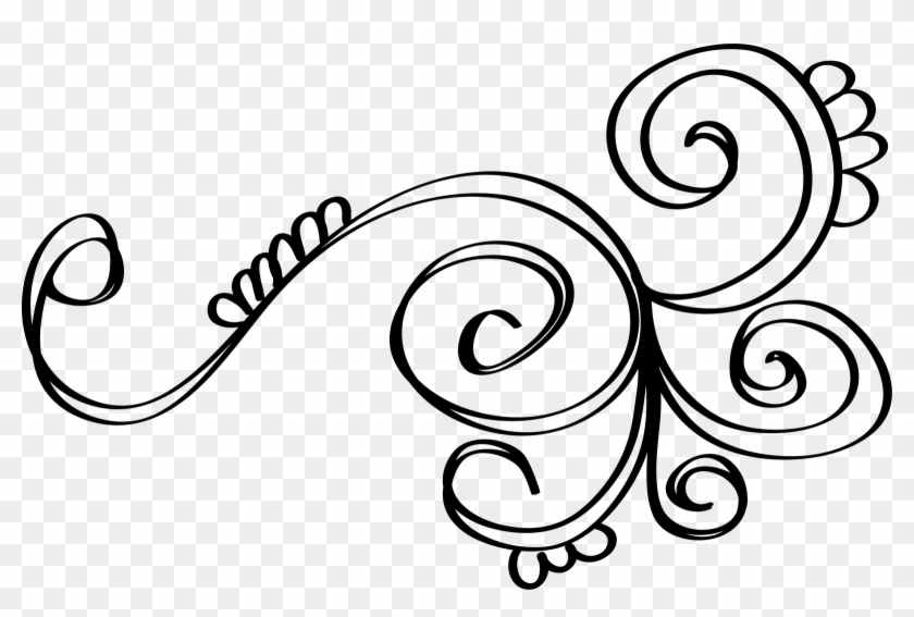 Free coloring pages of swirls and flowers