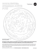Jupiter a swirling storm coloring page free printable coloring pages