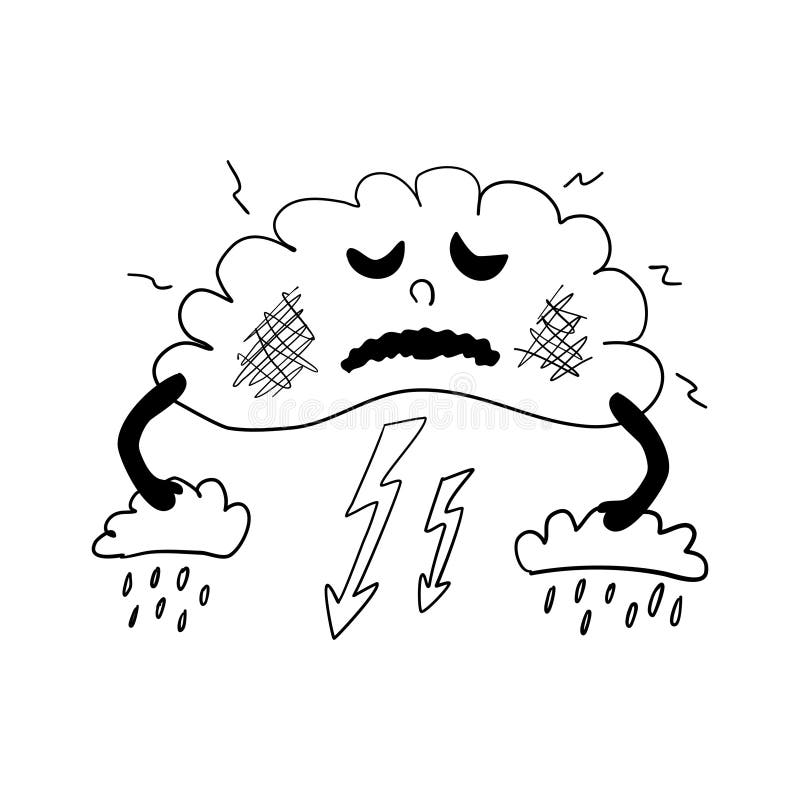 Storm coloring page stock illustrations â storm coloring page stock illustrations vectors clipart