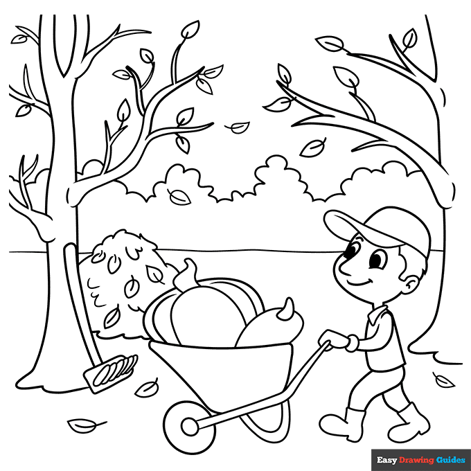 Free printable easy coloring pages for kids