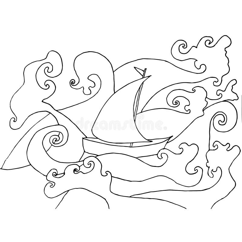 Storm coloring page stock illustrations â storm coloring page stock illustrations vectors clipart
