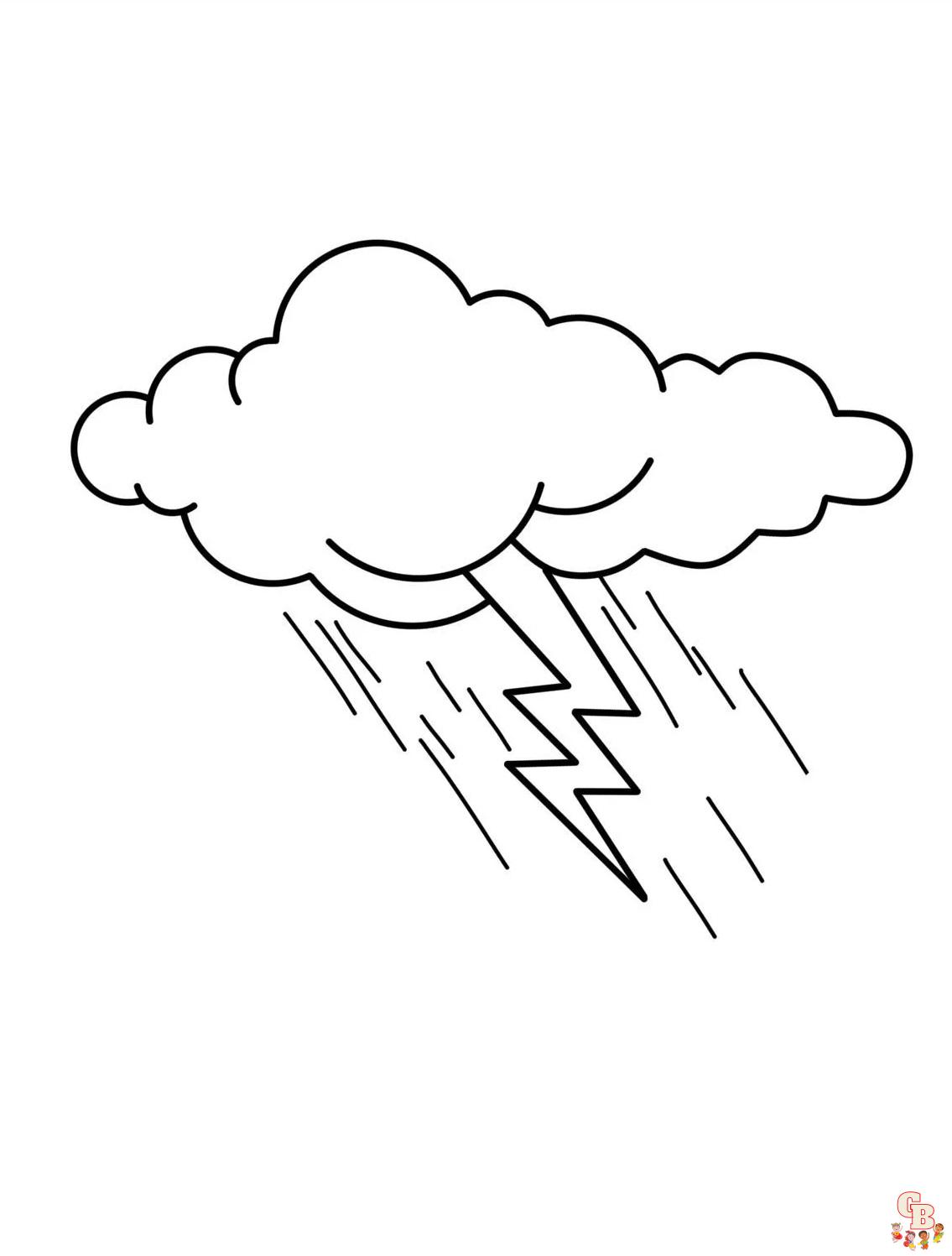 Storm coloring pages