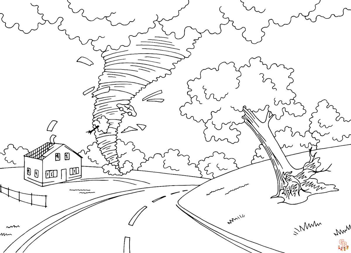 Storm coloring pages