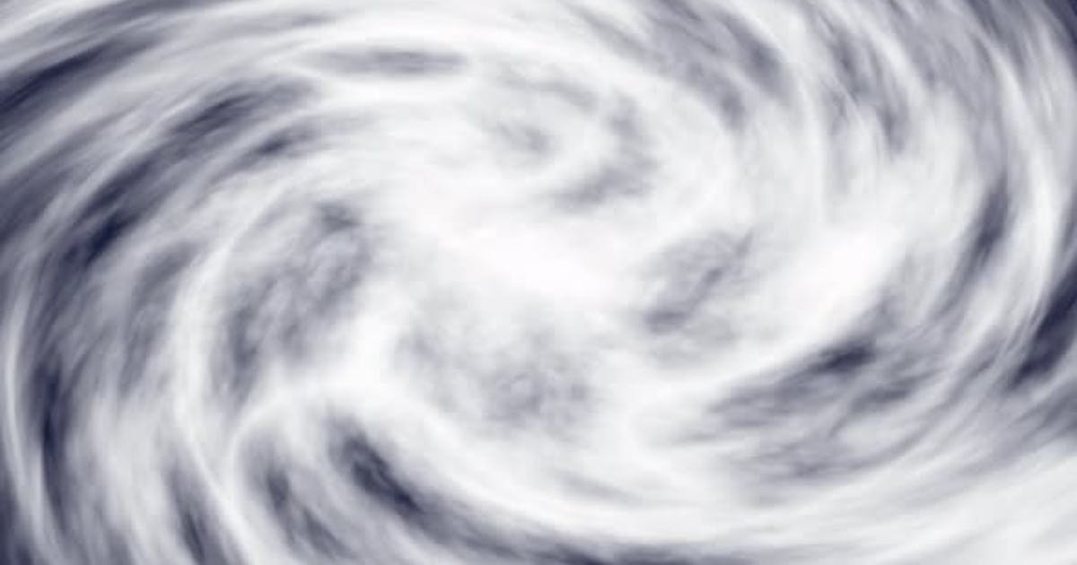 Spinning tornadoes storm building dangerous clouds on blue lake from arial top view of the earth bugs motion graphics ft animation beautiful