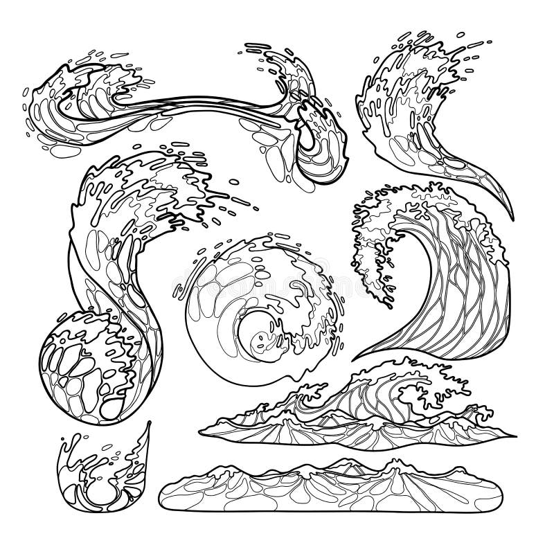 Storm coloring page stock illustrations â storm coloring page stock illustrations vectors clipart