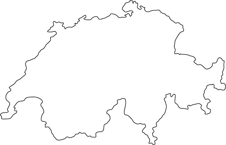 Switzerland maps facts map of switzerland map outline outline
