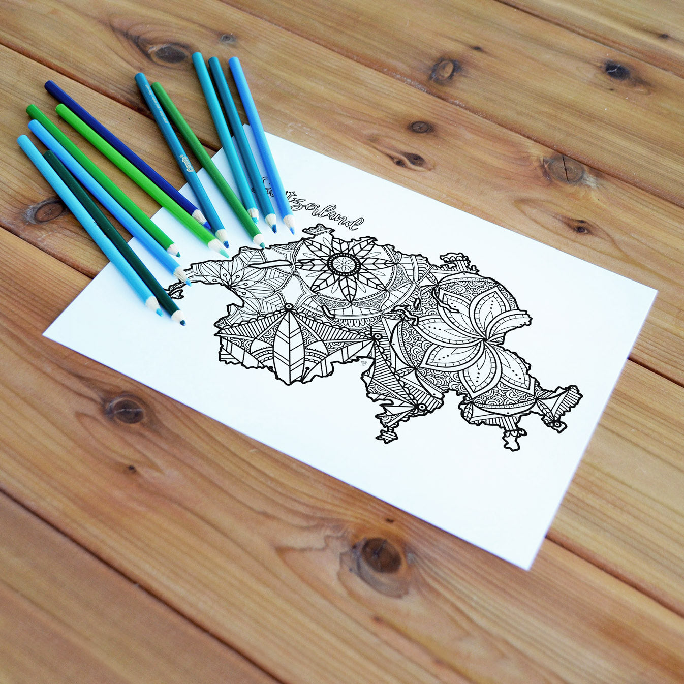 Coloring pages switzerland map â ta muchly