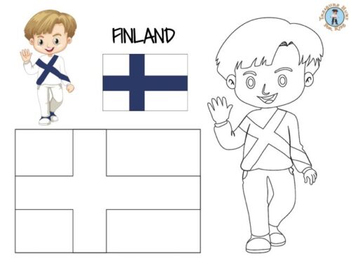 Switzerland coloring page