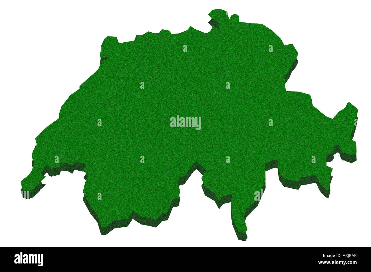 Outline map switzerland hi
