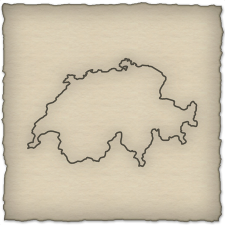 Blank map switzerland shaded stock photos and images