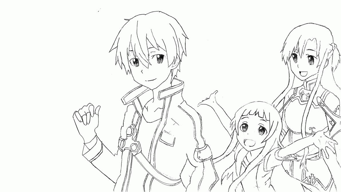 Free sword art online coloring pages download free sword art online coloring pages png images free cliparts on clipart library