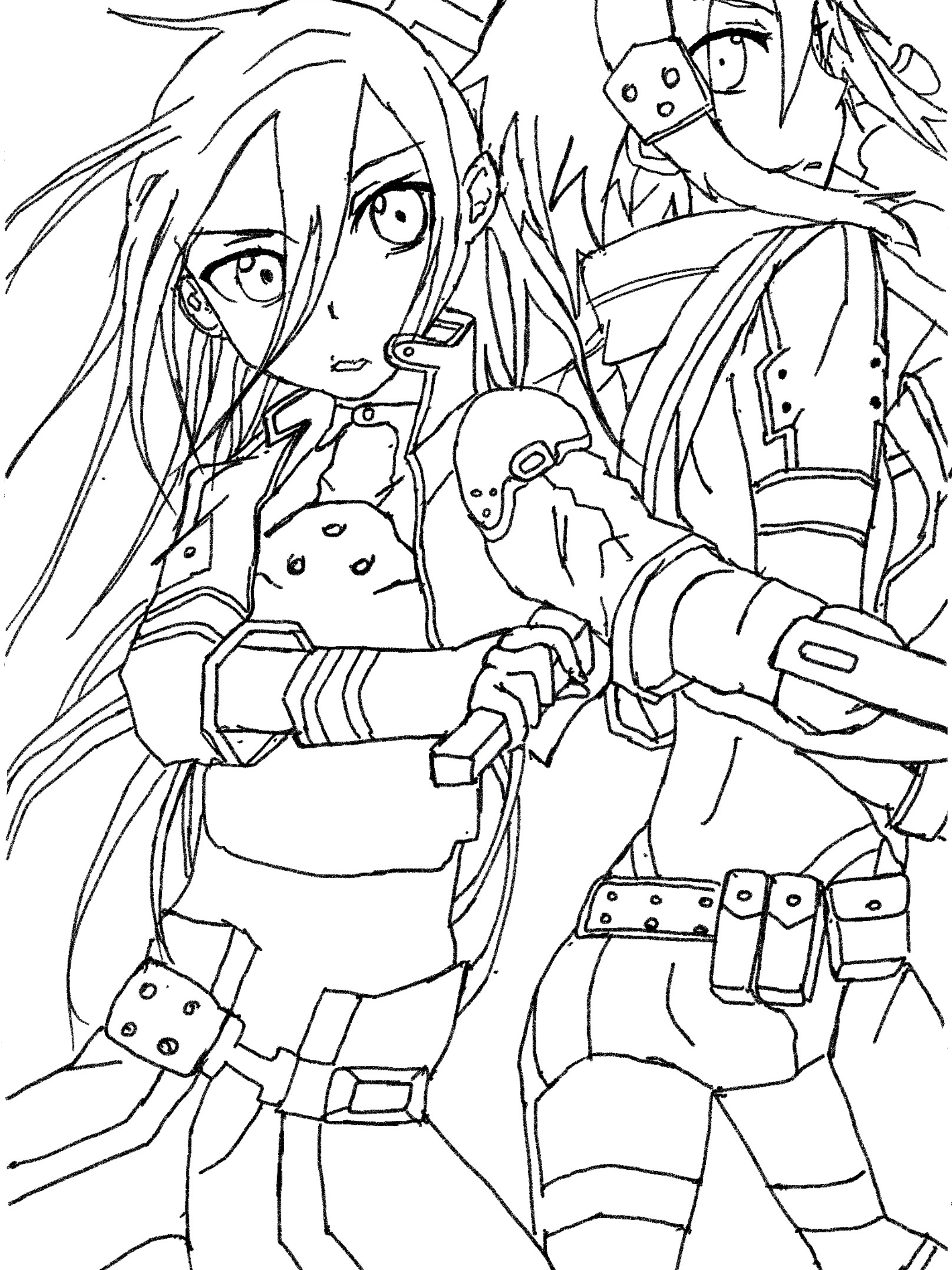 Sword art online sketch stardust rain